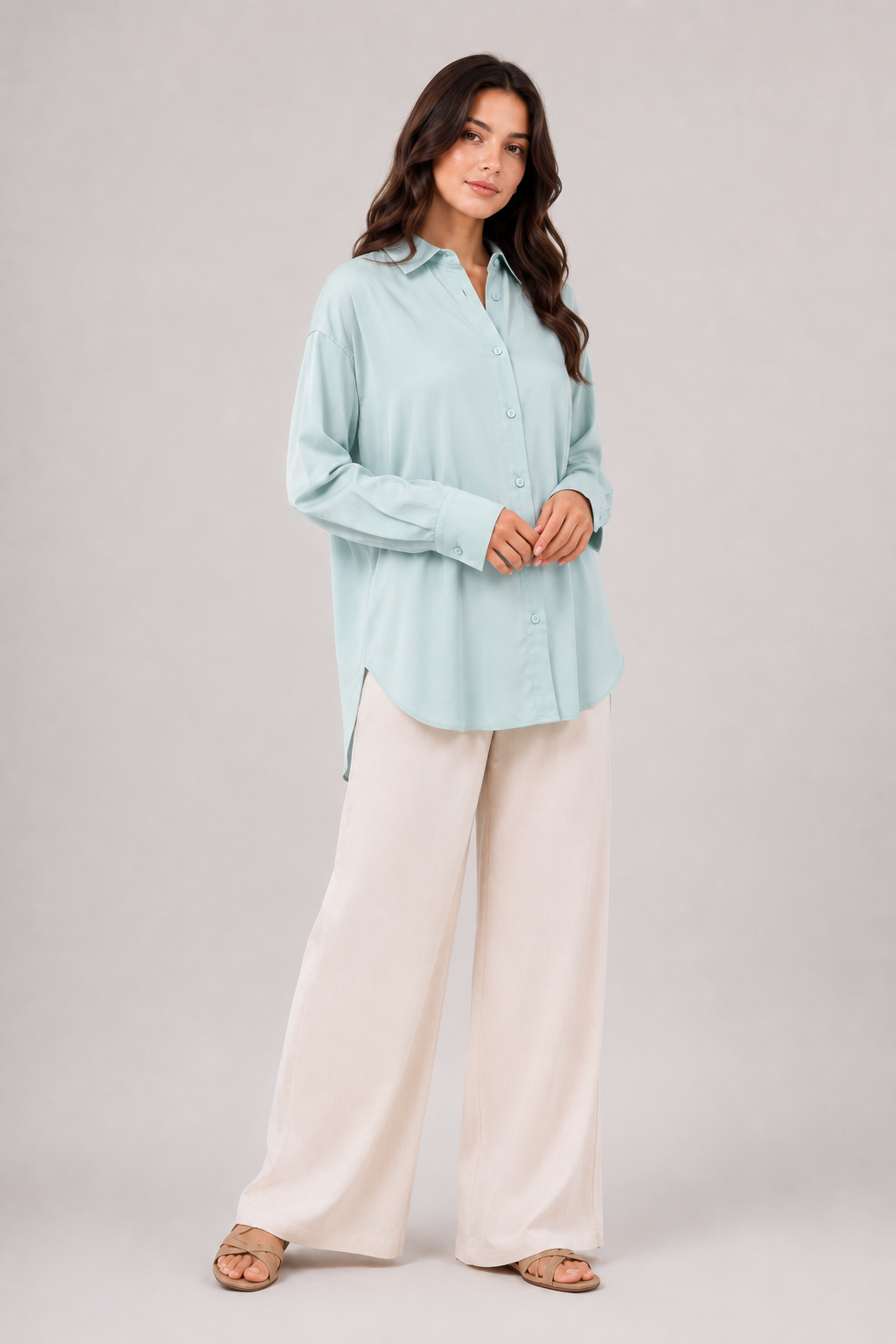 chemise longue fluide femme RAZANA