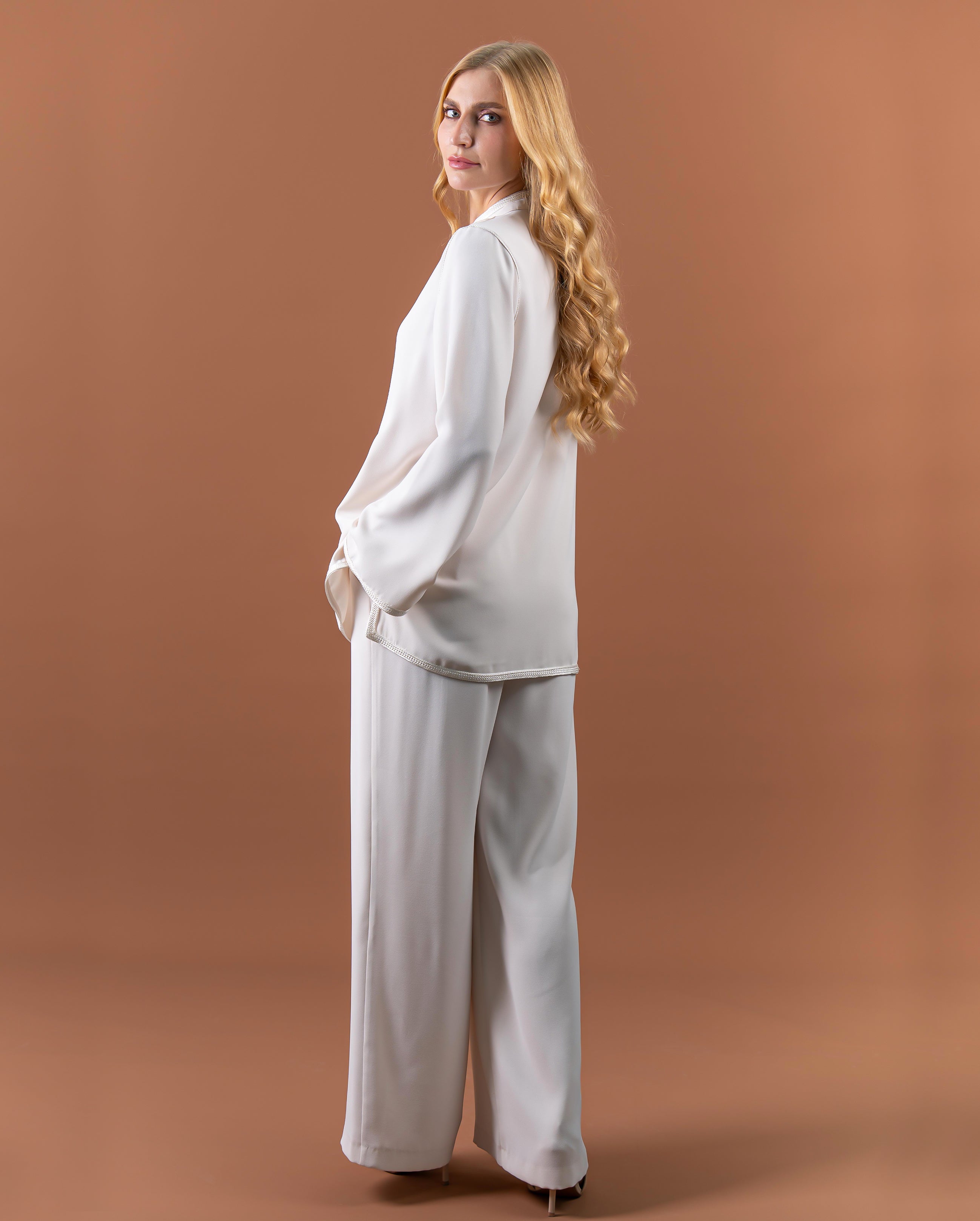 Tunique jabador fluide avec finitions sfifa pour femme – RAZANA