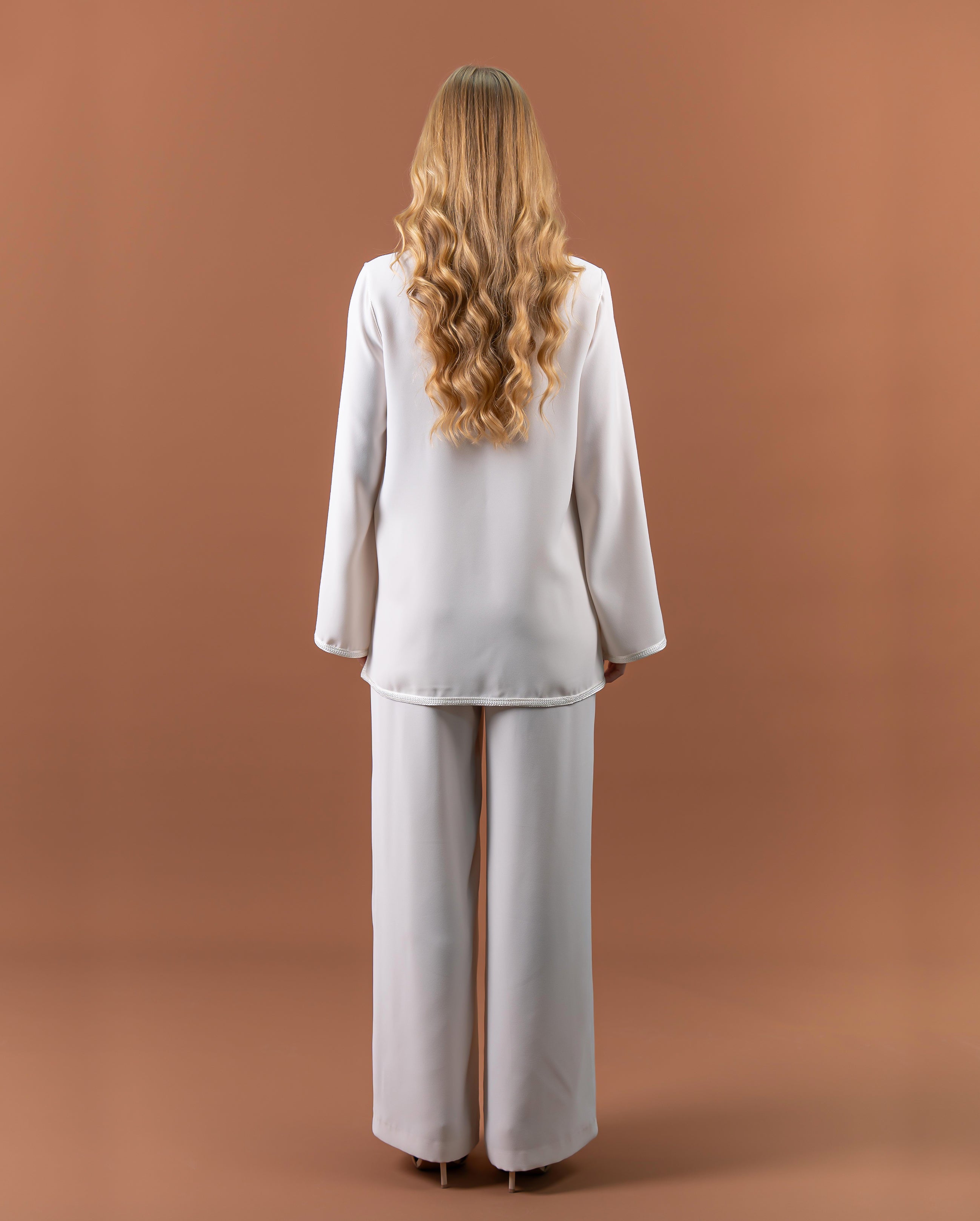 Tunique jabador fluide avec finitions sfifa pour femme – RAZANA