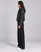 Veste simili cuir avec zip noir_Noir_cote