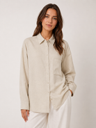 Chemise en lin-Beige-face-femme RAZANA