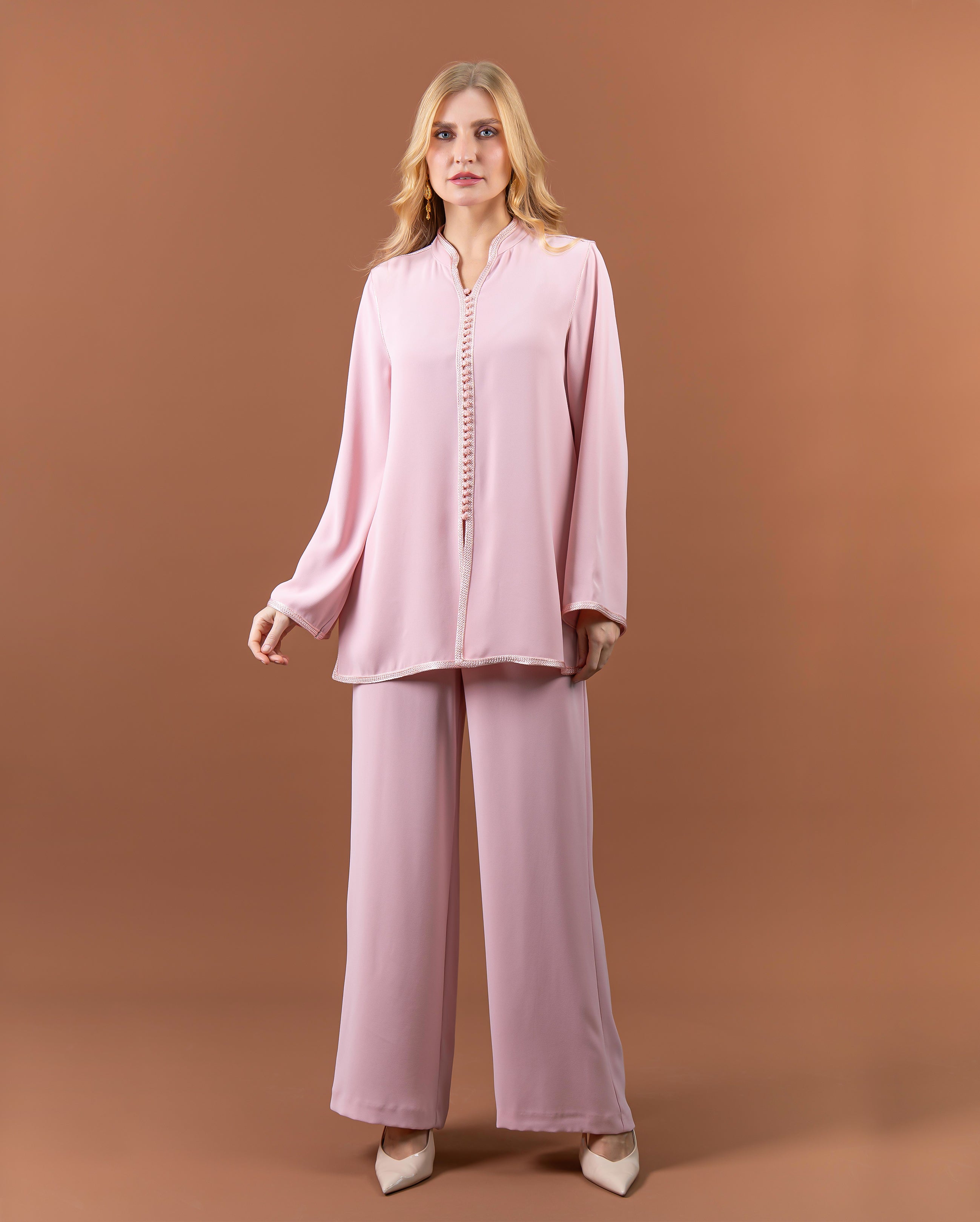 Tunique jabador fluide avec finitions sfifa pour femme – RAZANA