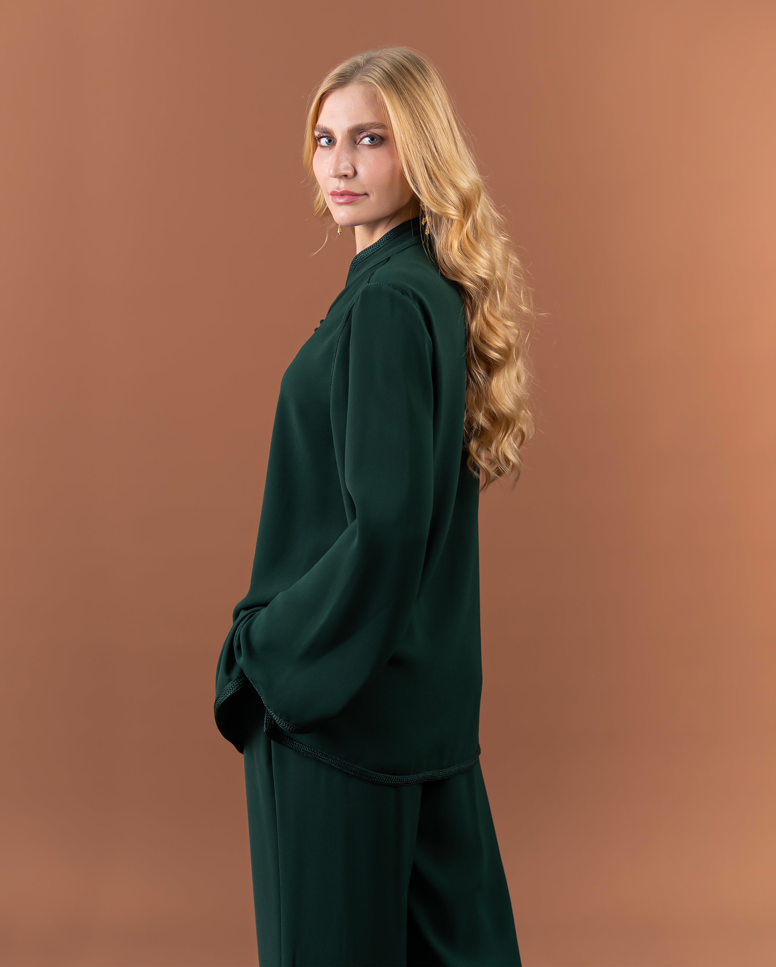 Tunique jabador fluide avec finitions sfifa pour femme – RAZANA