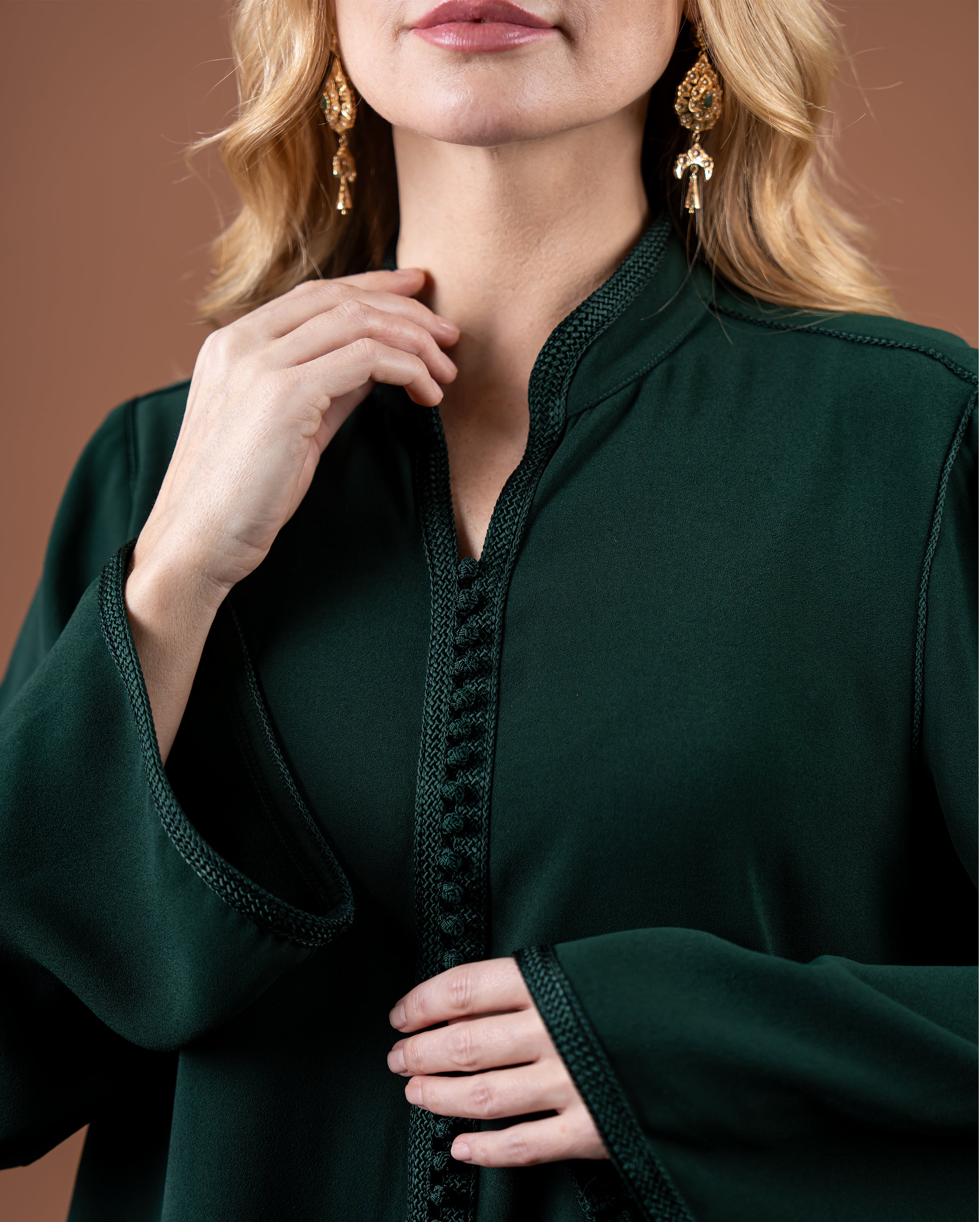 Tunique jabador fluide avec finitions sfifa pour femme – RAZANA