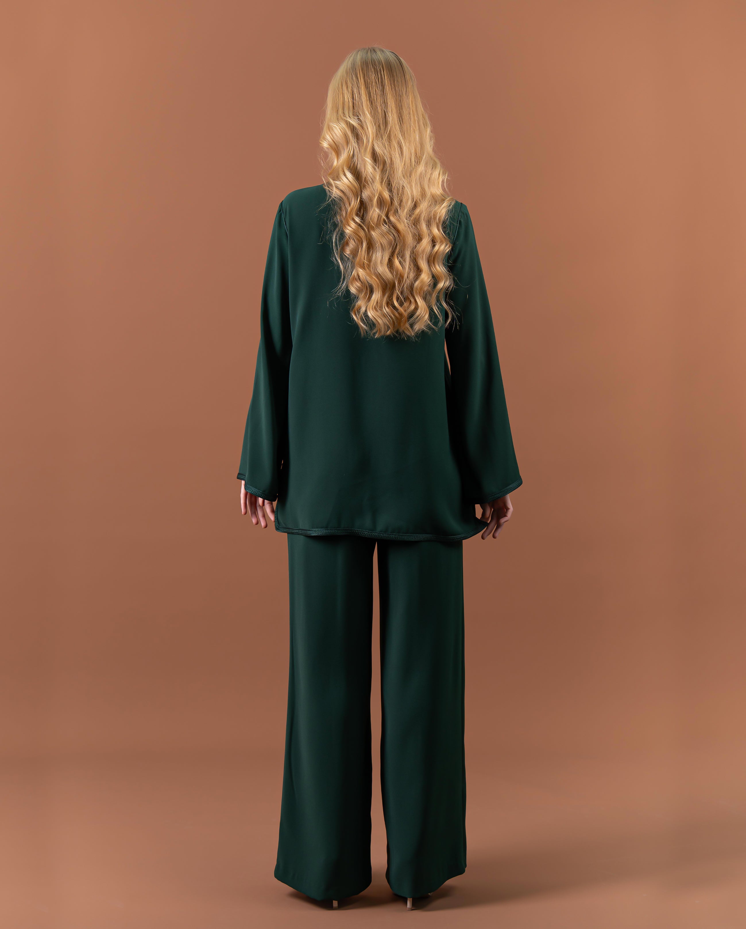 Tunique jabador fluide avec finitions sfifa pour femme – RAZANA