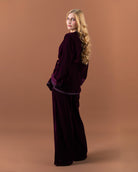 Tunique jabador en velours brodée avec ceinture pour femme – RAZANA